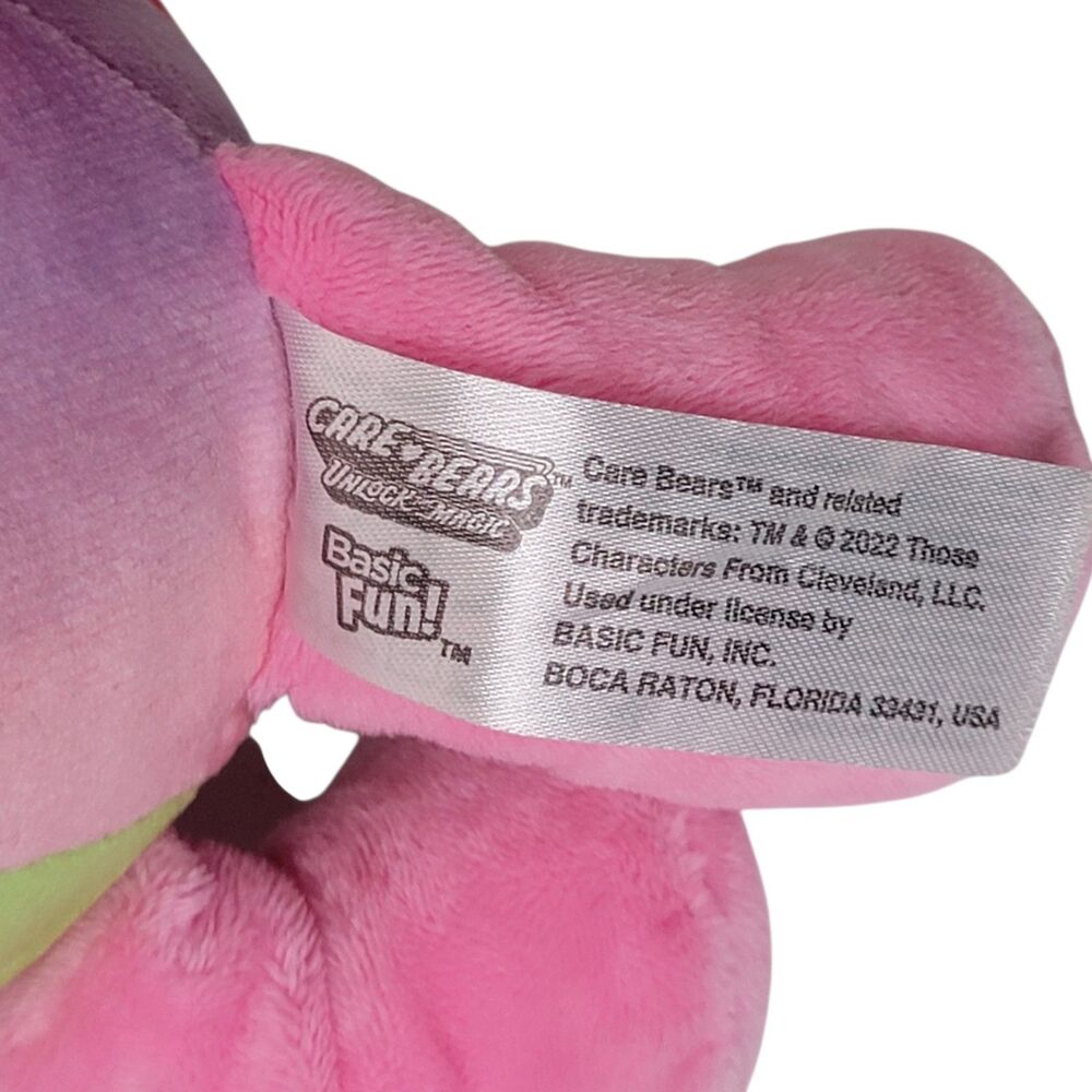 Care Bear Cheer Bear Plush Bean Stuffed Alicorn Doll 11" Special Edition Animal - Picture 5 of 6
